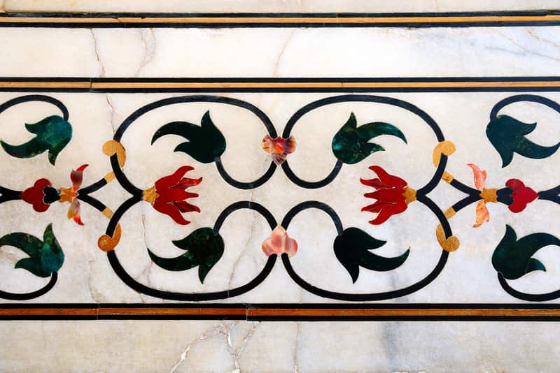 Inlay of the Taj Mahal