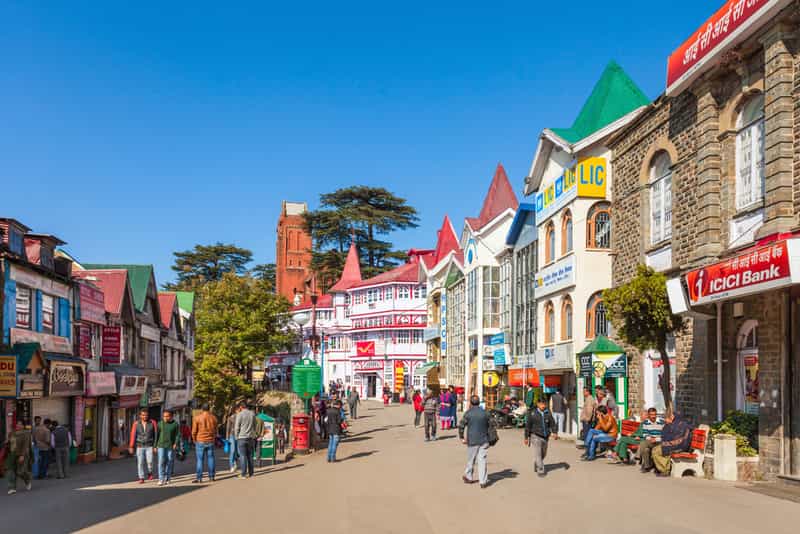 tourist places near shimla mall road