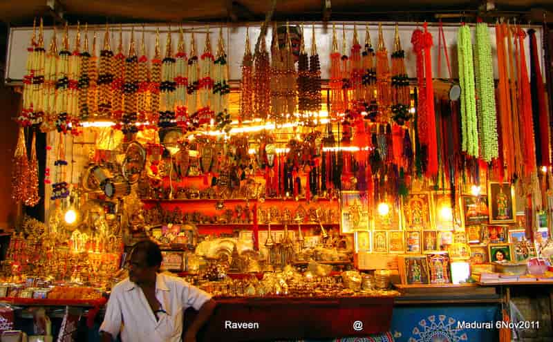 Shopping in Madurai at Night