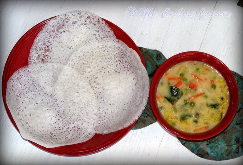 Appam with Stew