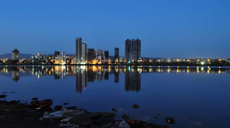 Nerul Lake offer stunning views in the early morning and night making ...