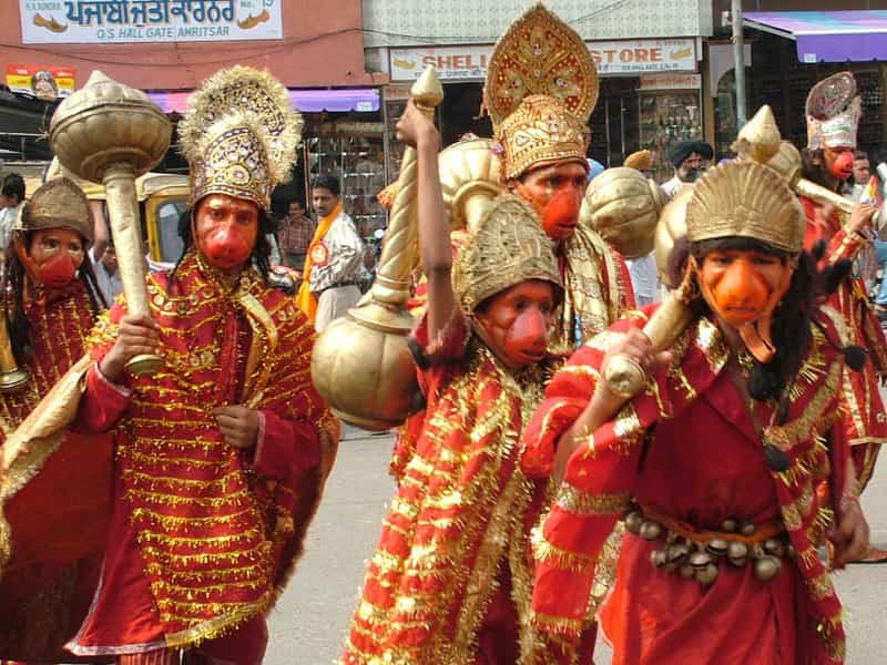 Devotees during Langoor Mela