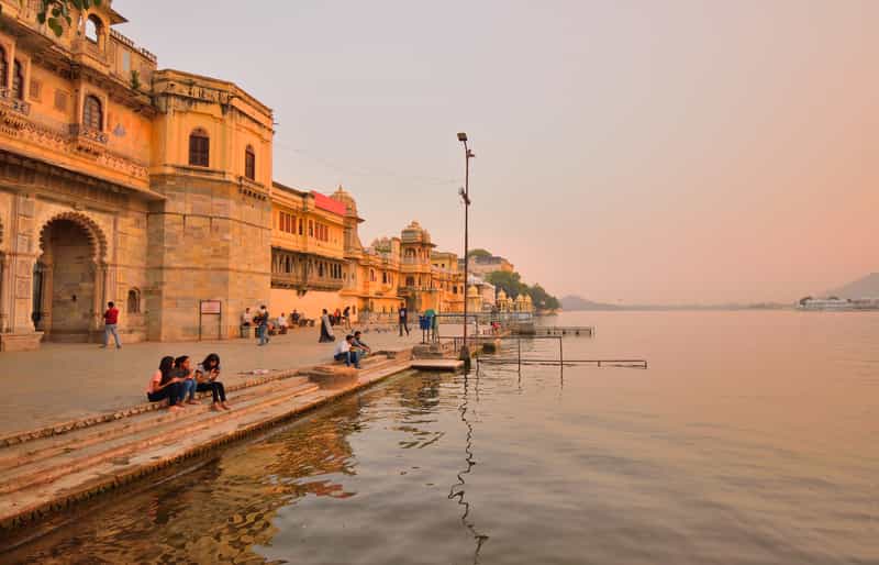 Gangaur Ghat at evening