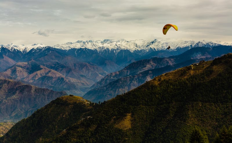 Parasailing in Khajjiar