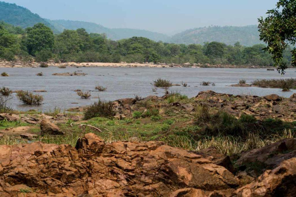 A picturesque view of the Pakhal Lake and Wildlife Sanctuary