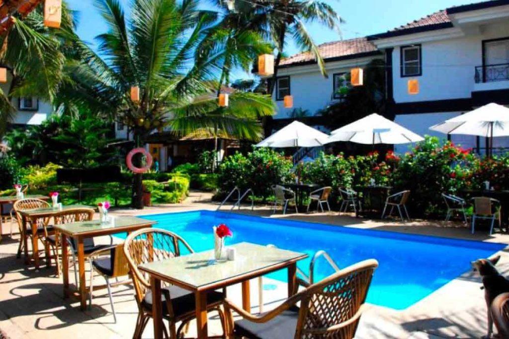 Santana Beach Resort giving one of the most relaxing beach resorts in Goa.