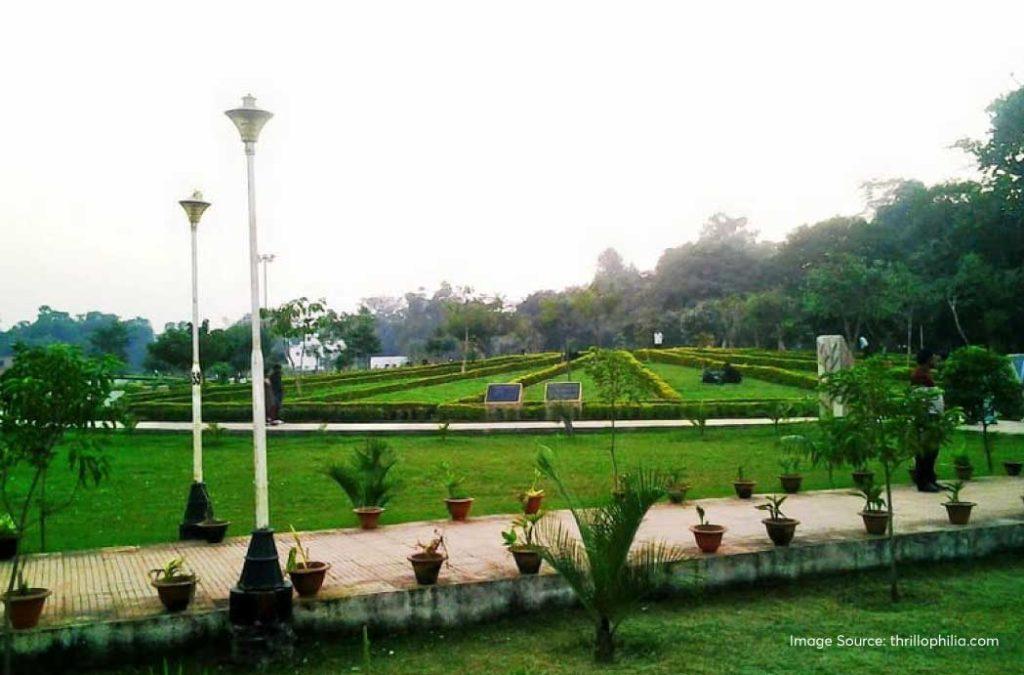 Experience greenery at Eco Park during places to visit in Patna.